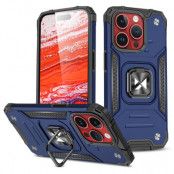 Wozinsky iPhone 15 Pro Max Mobilskal Ringhållare - Blå