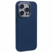 X-LEVEL Mobilskal till iPhone 15 Pro Max Anti-Scratch PU Läder Blå
