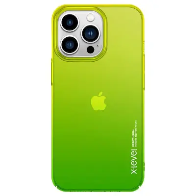 X-LEVEL iPhone 15 Pro Max Mobilskal Colorful Series Gult