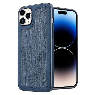 X-LEVEL iPhone 15 Pro Max Mobilskal Line Splicing Blå