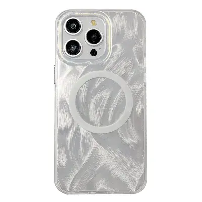 XUNDD iPhone 15 Pro Max Mobilskal TPU+Acrylic IMD MagSafe - Vit