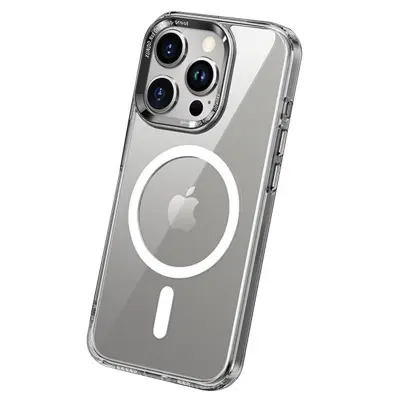 XUNDD Wisely Series iPhone 15 Pro Max Mobilskal Transparent MagSafe