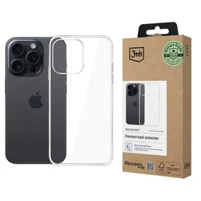 3MK iPhone 15 Pro Mobilskal Eco - Clear