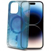 Celly iPhone 15 Pro Mobilskal Magsafe TPU - Blå