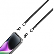 Celly iPhone 15 Pro Mobilskal Plus Lacet - Svart