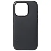 Decoded Leather Back Cover MagSafe (iPhone 15 Pro) - Blå