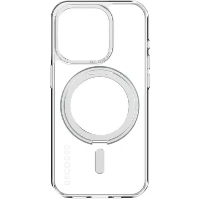 Decoded Recycled Plastic Loop Stand Back Cover (iPhone 15 Pro) - Transparent