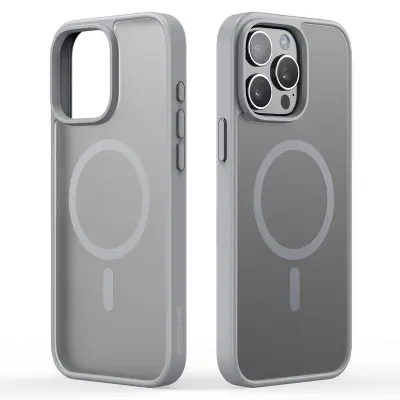 DUX DUCIS Yind Series iPhone 15 Pro Fodral - PC+TPU - Grå