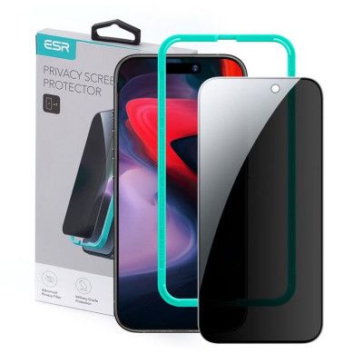 ESR iPhone 15 Pro Härdat Glas Skärmskydd Privacy