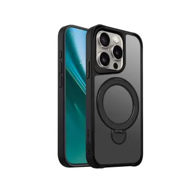 Etteri iPhone 15 Pro Mobilskal MagSafe Matt Ring - Svart