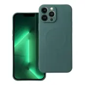 Galaxy A54 Mobilskal Magsafe Silikon - Mörkgrön