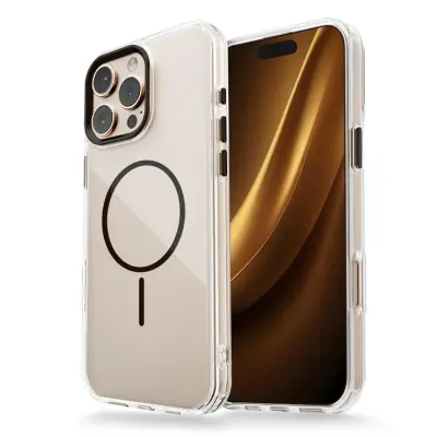 iPhone 13 Mobilskal MagSafe Clear Thin - Svart