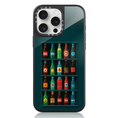 iPhone 15 Pro Mobilskal MagSafe Aluminium Silikon (Style P)