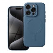 iPhone 15 Pro Mobilskal Magsafe Silikon - Blå