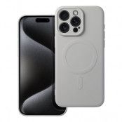 iPhone 15 Pro Mobilskal Magsafe Silikon - Titanium