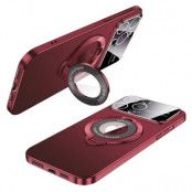 iPhone 15 Pro Mobilskal Ringhållare - Röd