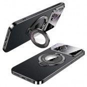 iPhone 15 Pro Mobilskal Ringhållare - Svart
