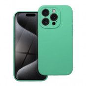 iPhone 15 Pro Mobilskal Silikon 2mm - Mynta