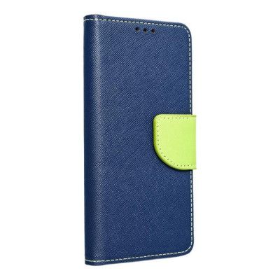 iPhone 15 Pro Plånboksfodral Fancy - Navy/Lime