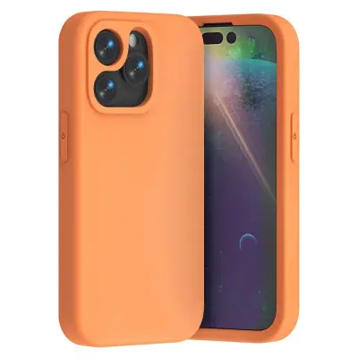 iPhone 15 Pro Mobilskal Shockproof EVA - Orange (Orange)