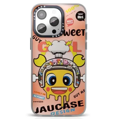 JAUCASE iPhone 15 Pro Mobilskal MagSafe Printed - Cool Baby