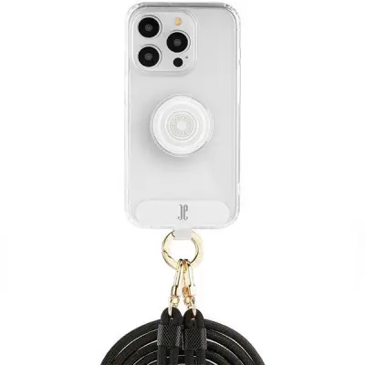 Just Elegance iPhone 15 Pro Skal 3in1 PopGrip Transparent