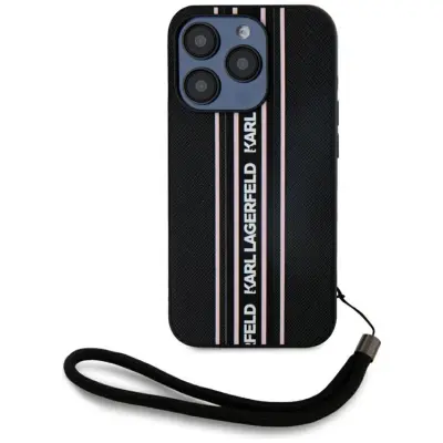 Karl Lagerfeld iPhone 15 Pro Mobilskal Athleisure Stripes Cord