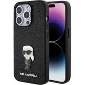 KARL LAGERFELD iPhone 15 Pro Mobilskal Fixed Glitter Ikonik