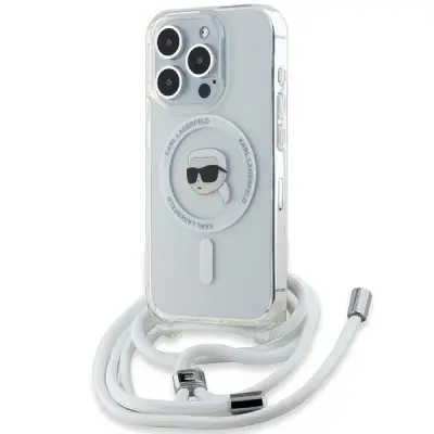 Karl Lagerfeld iPhone 15 Pro Mobilskal MagSafe Crossbody IML Karl