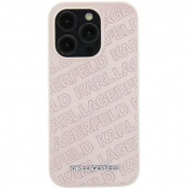 Karl lagerfeld iPhone 15 Pro Mobilskal Quilted Pattern - Rosa