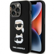 Karl lagerfeld iPhone 15 Pro Mobilskal Silicone - Svart