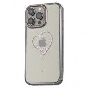 Kingxbar iPhone 15 Pro Mobilskal Wish - Silver