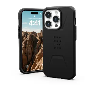 UAG Civilian Cover with MagSafe (iPhone 15 Pro) - Blå