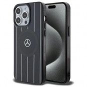 Mercedes iPhone 15 Pro Mobilskal MagSafe Double Layer Crossed Lines
