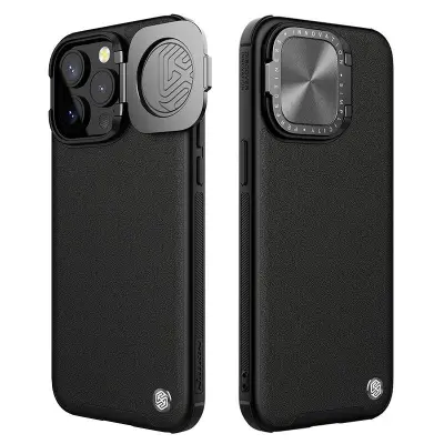 NILLKIN CamShield Prop Mobilskal till iPhone 15 Pro Svart