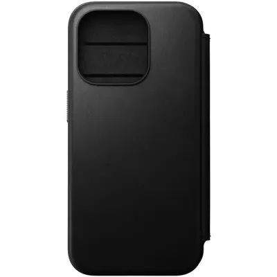 Nomad Modern Leather Folio (iPhone 15 Pro) - Mörkbrun