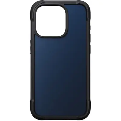 Nomad Rugged Case (iPhone 15 Pro) - Blå