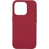 Onsala MagSeries Silicone Case (iPhone 15 Pro) - Svart