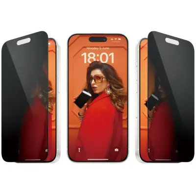 PanzerGlass Ultra-Wide Fit Privacy (iPhone 15 Pro)