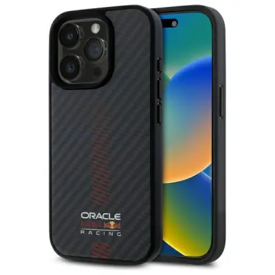 Red Bull iPhone 15 Pro Mobilskal MagSafe Carbon Fiber Power Bar