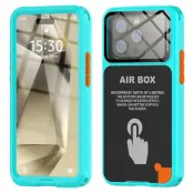 SHELLBOX Air Box Series iPhone 15 Pro Vattentät Skal Blå