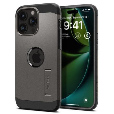 Spigen iPhone 15 Pro Mobilskal Magsafe Tough Armor - Brun