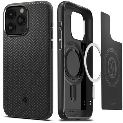 Spigen Mag Armor MagFit (iPhone 15 Pro) - Blå
