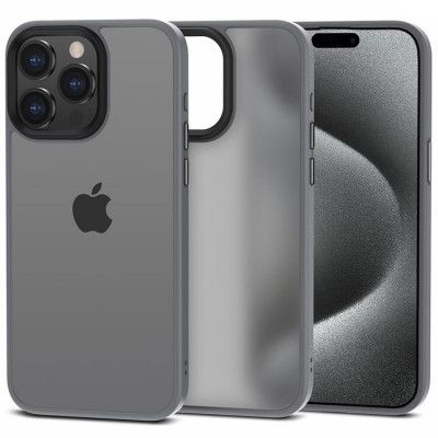 Tech-Protect iPhone 15 Pro Mobilskal Magmat - Matte Titanium