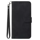 Trolsk Imprint Wallet with Strap (iPhone 15 Pro) - Brun
