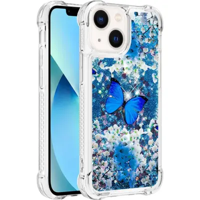 Trolsk Liquid Glitter Case - Butterfly (iPhone 15 Pro)