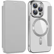 Trolsk Plånboksfodral med MagSafe (iPhone 15 Pro) - Grå