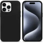 Trolsk Svart Silikonskal (iPhone 15 Pro)