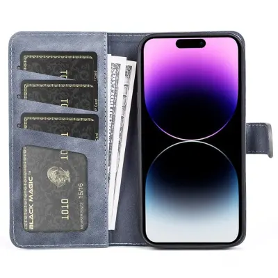 Trolsk Wave Wallet (iPhone 15 Pro) - Blå