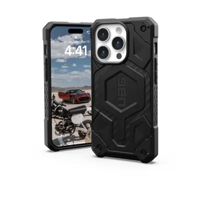 UAG Monarch Pro Case with MagSafe (iPhone 15 Pro) - Kolfiber